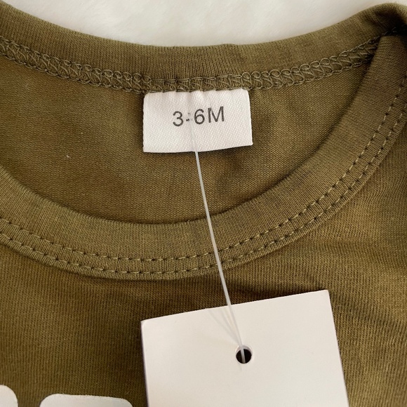 NZRVAWS Onesie Cooler Version of Dad 3-6M Khaki Brown White Wording - NWT - Picture 5 of 8